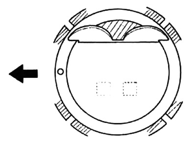 д) Расположите замки колец как можно дальше друг от друга. Убедитесь, что замок какого-либо кольца…
