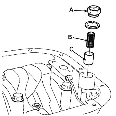 Момент затяжки — 40 - 49 Нм