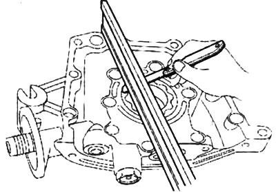 ведущий ротор — 0,040 - 0,085 мм