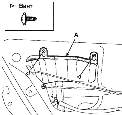 3. Снимите крышку (А).