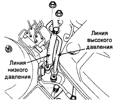 Момент затяжки — 8 - 12 Нм