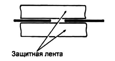 2. Промойте стекло рядом с местом повреждения нагревательного элемента, очистите с помощью средства…
