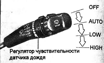 HIGH - Включение очистителя (непрерывная работа на высокой скорости).