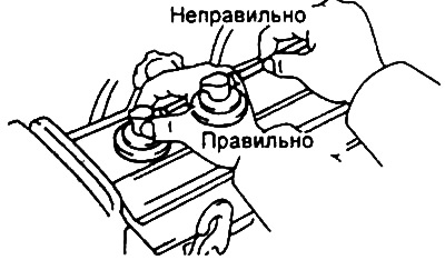 в) По окончании ремонтных работ убедитесь, что все провода системы зажигания правильно и надежно…