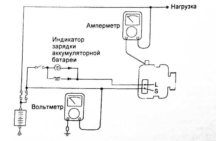 Схема для проверки регулируемого напряжения.