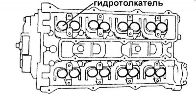 9. Снимите крышки и извлеките распределительные валы.