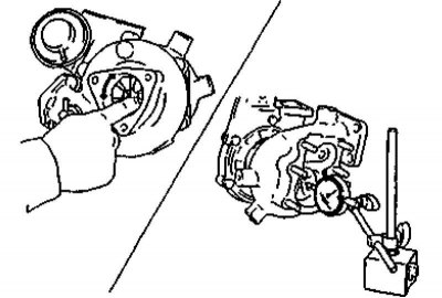 Внимание! Во избежание попадания масла в турбинную или компрессорную камеры старайтесь не…