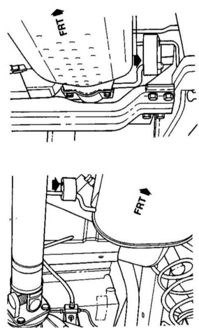 FRT — Направление вперед по автомобилю